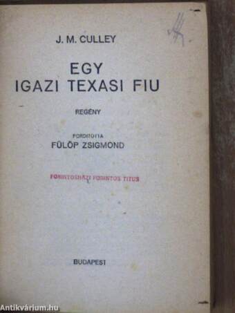 Egy igazi texasi fiu I-II.