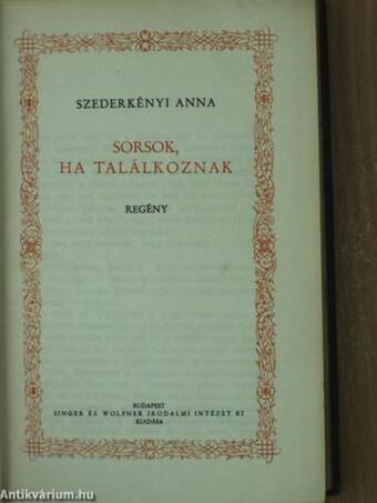 Sorsok, ha találkoznak.../Az ismeretlen fiatalember