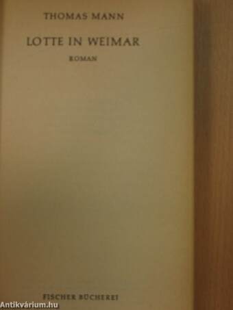 Lotte in Weimar