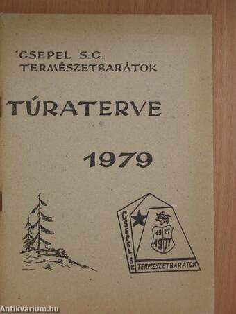 Csepel S. C. Természetbarátok túraterve 1979