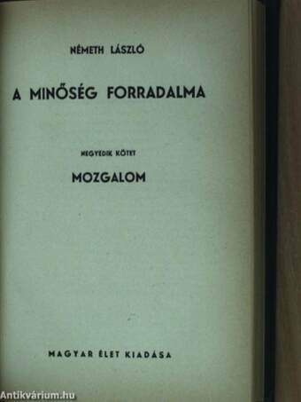 A minőség forradalma I-IV.