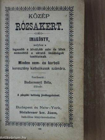 Közép rózsakert