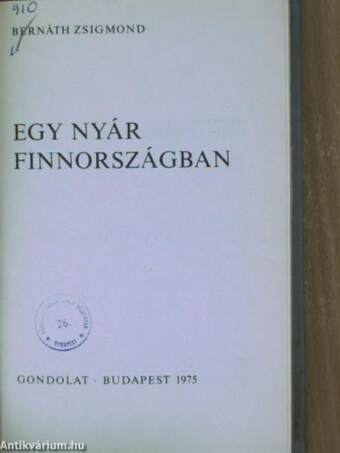 Egy nyár Finnországban