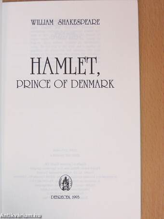 Hamlet, Prince of Denmark