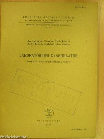 Laboratóriumi gyakorlatok