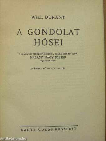 A gondolat hősei