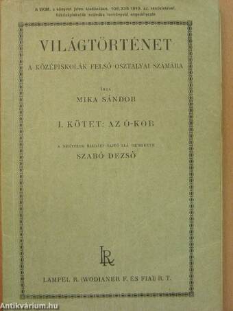 Világtörténet I-III.