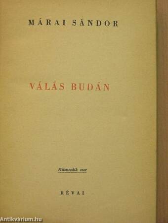 Válás Budán