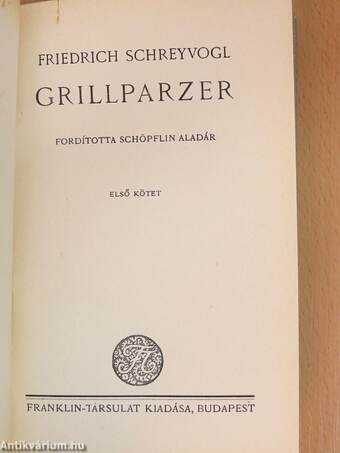 Grillparzer I-II.