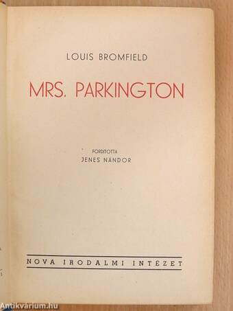 Mrs. Parkington