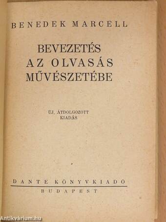 Bevezetés az olvasás művészetébe