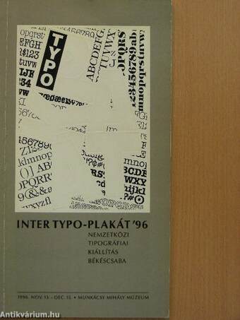 Inter Typo-Plakát '96 nemzetközi tipográfiai kiállítás