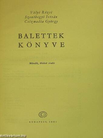 Balettek könyve