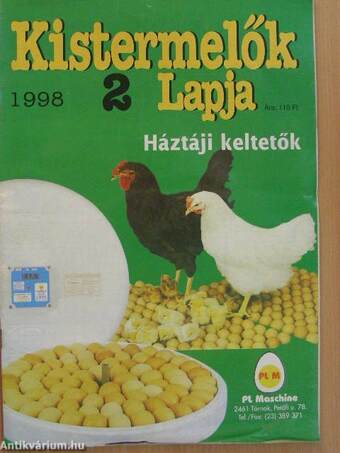 Kistermelők Lapja 1998. (nem teljes évfolyam)