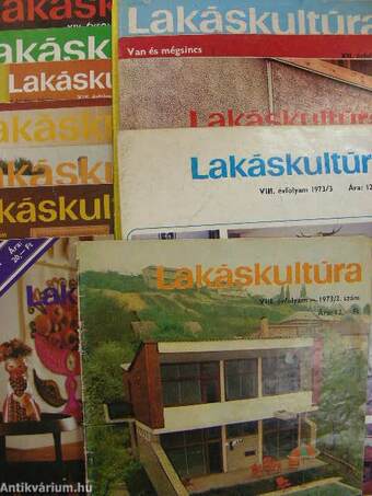 Lakáskultúra 1973., 1977-1979. (vegyes számok) (14 db)