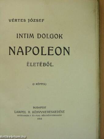 Intim dolgok Napoleon életéből