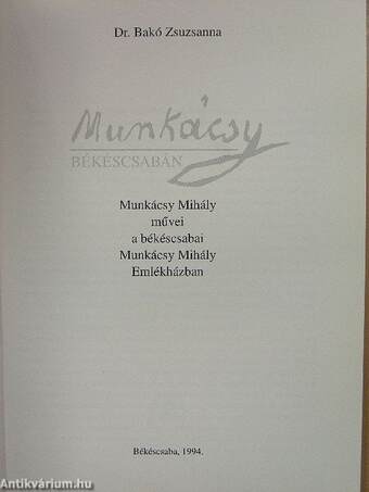 Munkácsy Békéscsabán