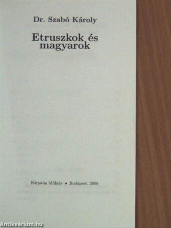 Etruszkok és magyarok