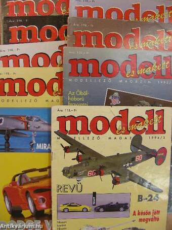Modell és makett 1994-1996. (vegyes számok) (8 db)