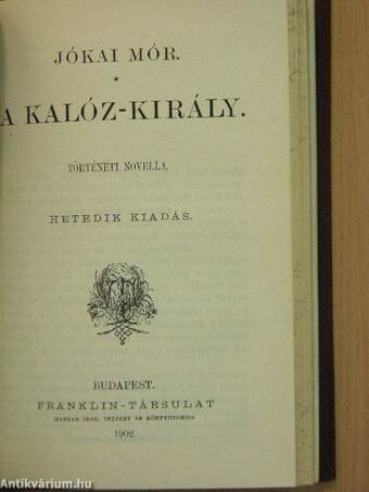 A varchoniták/Fortunatus Imre/A kalóz-király