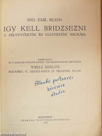 Igy kell bridzsezni