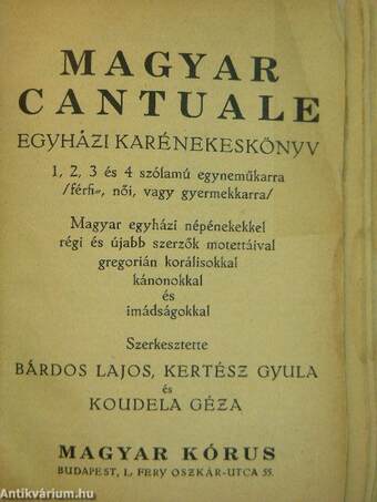 Magyar Cantuale