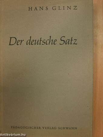 Der deutsche Satz