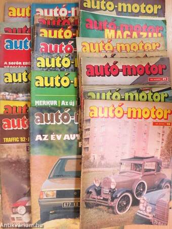 Autó-Motor 1982. (nem teljes évfolyam)/Autó-Motor Magazin 1982. nyár, ősz I-II.