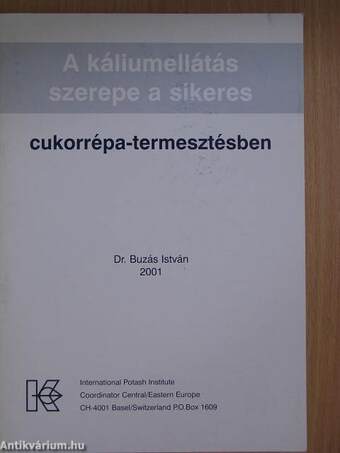 A káliumellátás szerepe a sikeres cukorrépa-termesztésben