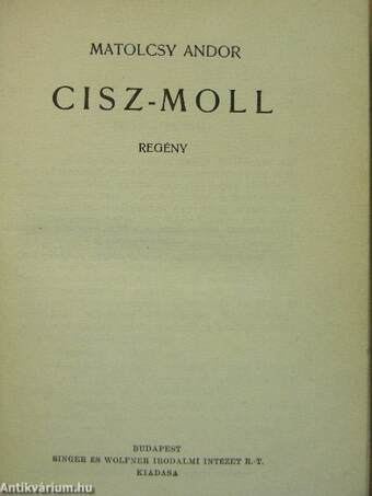 Cisz-moll