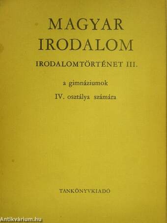 Magyar irodalom IV.