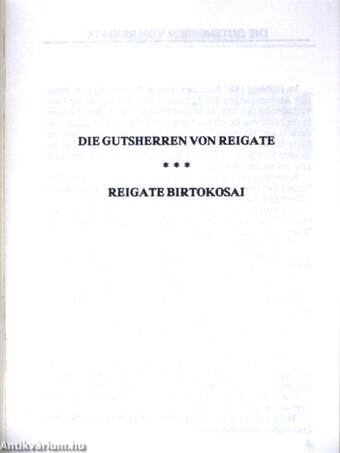 Reigate birtokosai