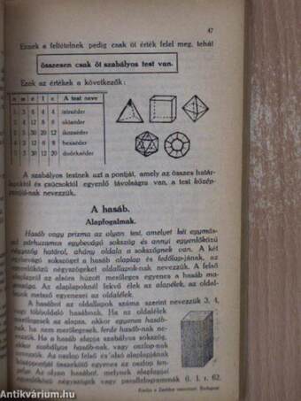 Algebra és geometria I-III.