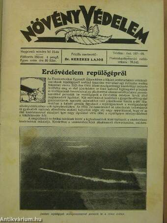 Növényvédelem 1930./Kertészet 1930. (nem teljes évfolyamok)