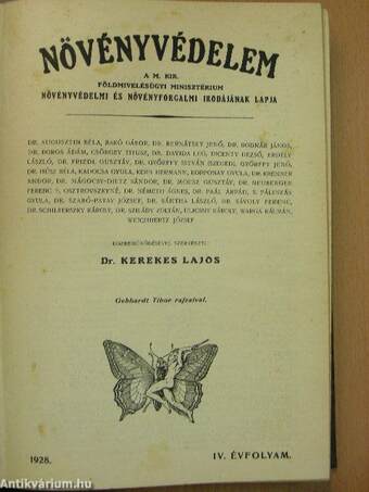Növényvédelem 1928. január-december/Kertészet 1928. január-december
