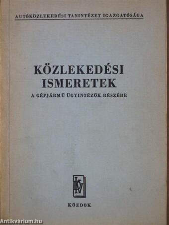 Közlekedési ismeretek