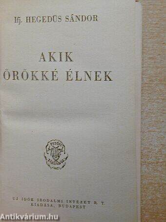 Akik örökké élnek