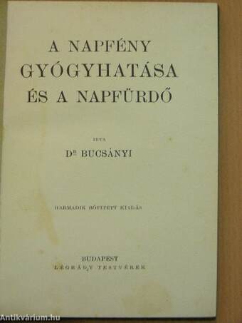 A napfény gyógyhatása és a napfürdő