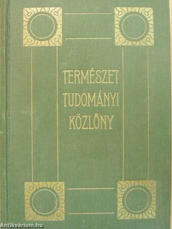 Természettudományi Közlöny 1939. január-december/Pótfüzetek a Természettudományi Közlönyhöz 1939. január-december