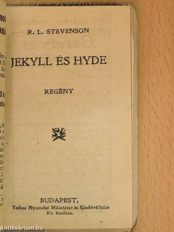 Jekyll és Hyde