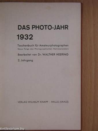 Das Photo-Jahr 1932