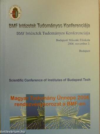 BMF Intézetek Tudományos Konferenciája