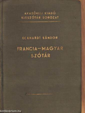 Francia-magyar szótár