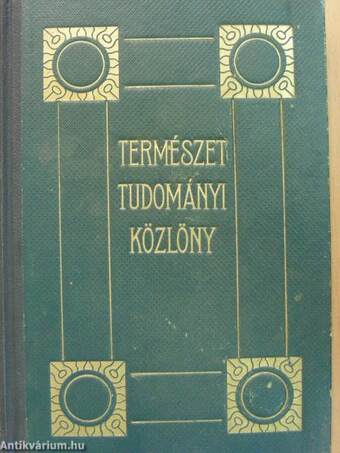 Természettudományi Közlöny 1942. január-december/Pótfüzetek a Természettudományi Közlönyhöz 1942. január-december