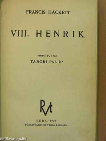 VIII. Henrik