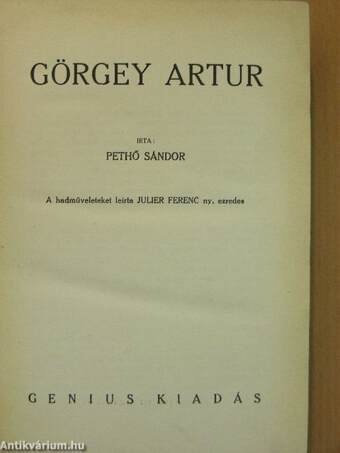 Görgey Arthur