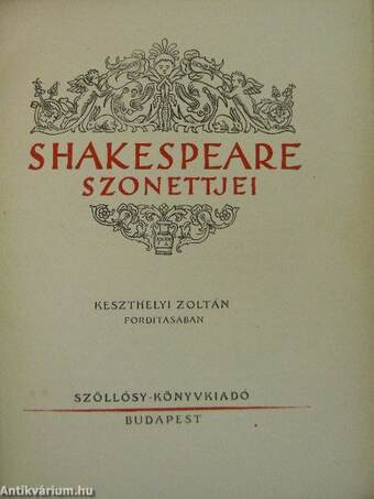 Shakespeare szonettjei