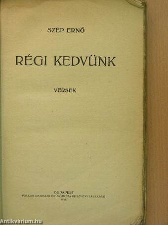 Régi kedvünk