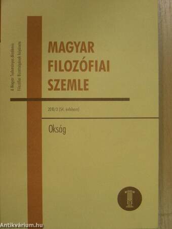 Magyar Filozófiai Szemle 2010/3