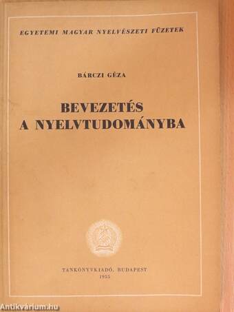 Bevezetés a nyelvtudományba